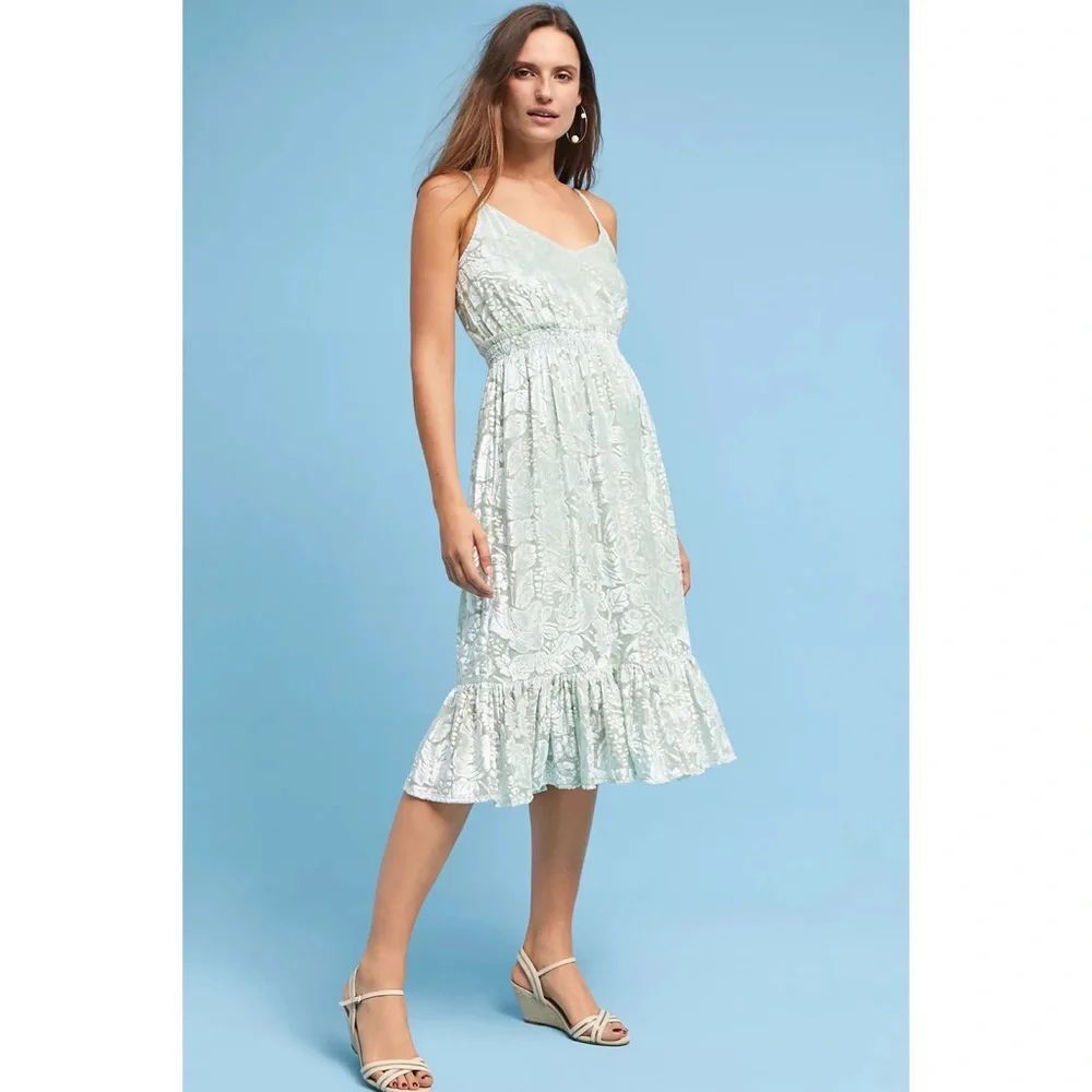 Anthropologie Seagrass Dress By Hemant & Nandita